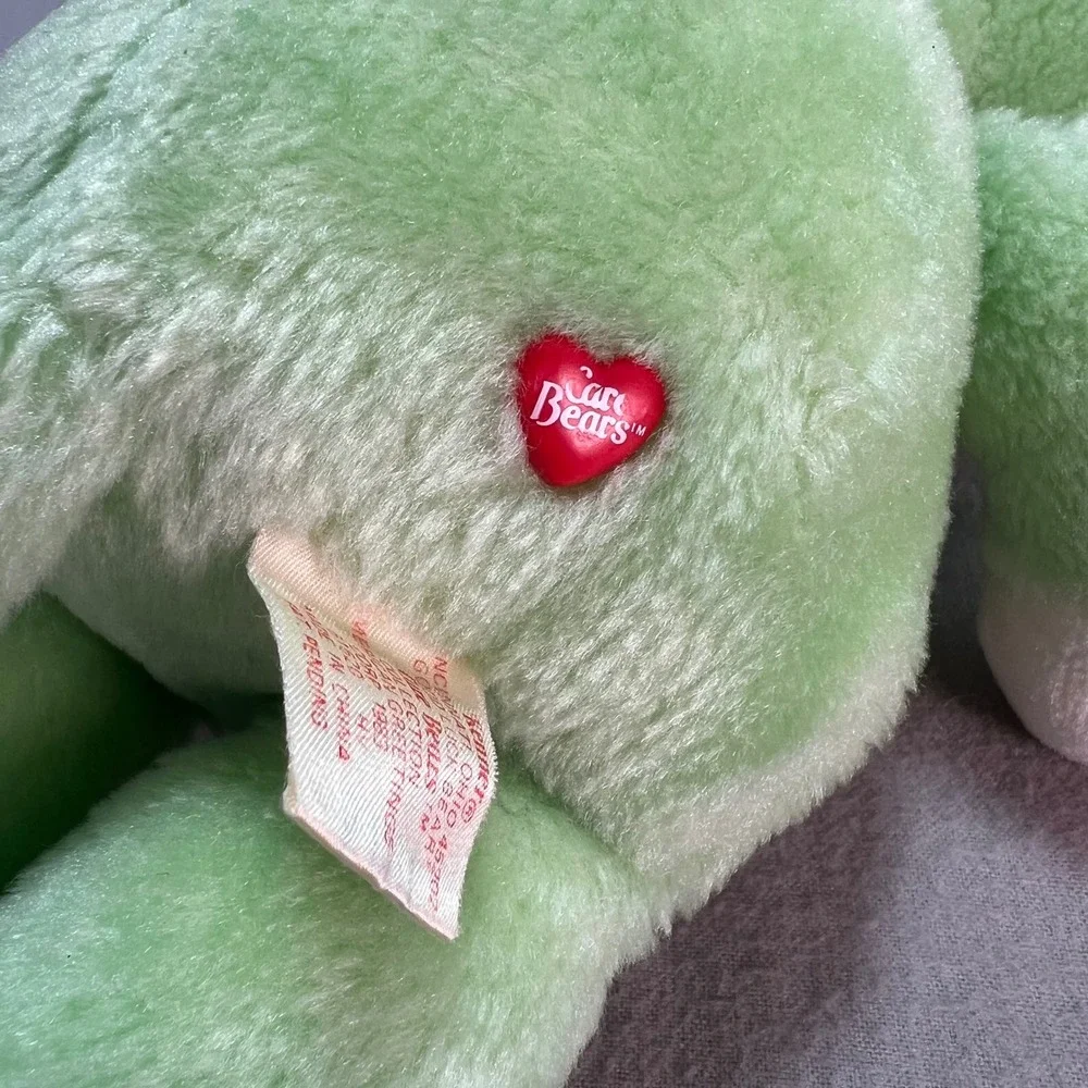 Care Bears Good Luck Bear Plush Green 1983 Kenner‎ Vintage St. Patrick's Day 13